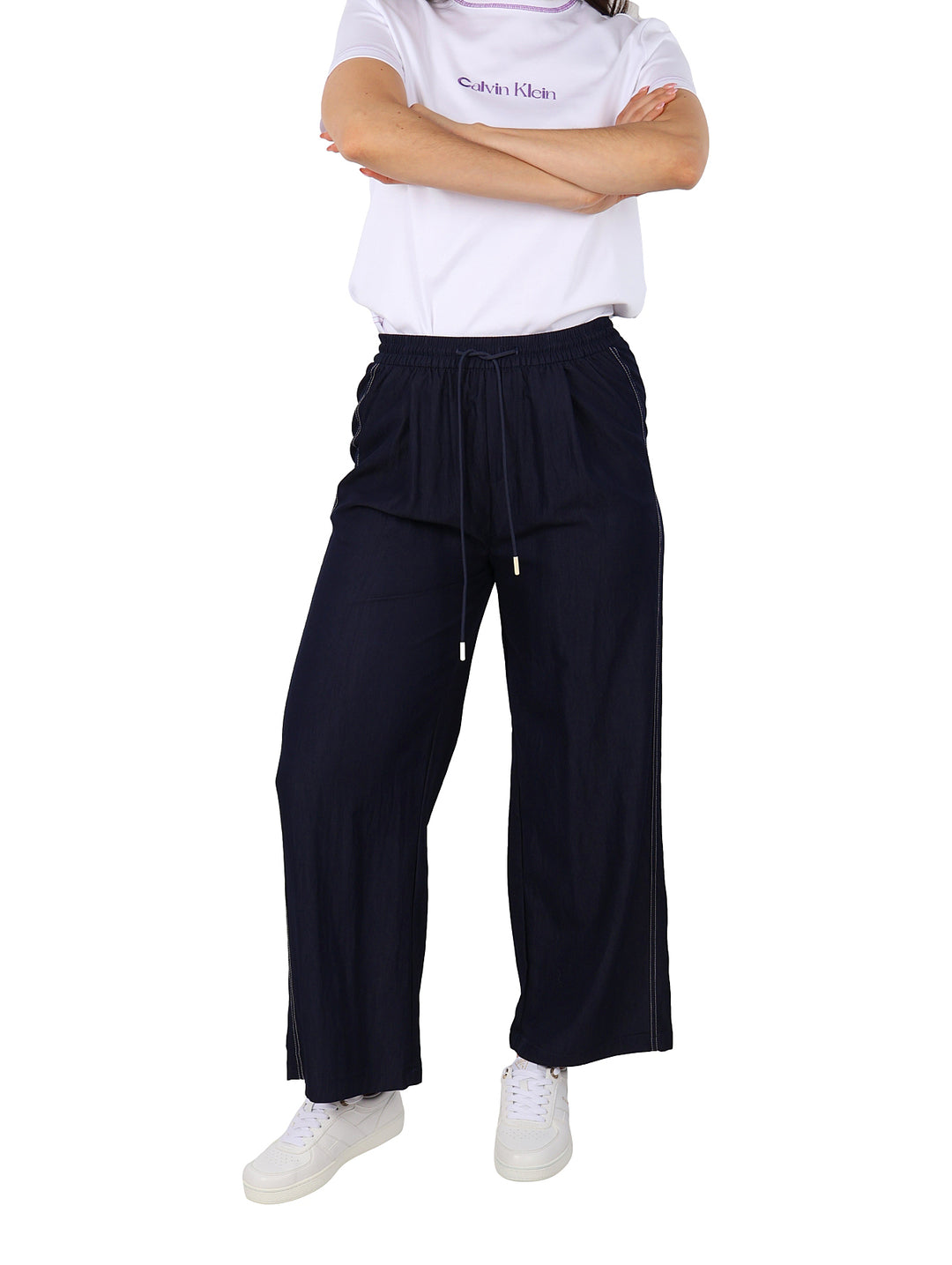 Pantalón Roze Denim Blue con Jareta para Mujer