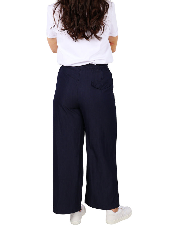 Pantalón Roze Denim Blue con Jareta para Mujer