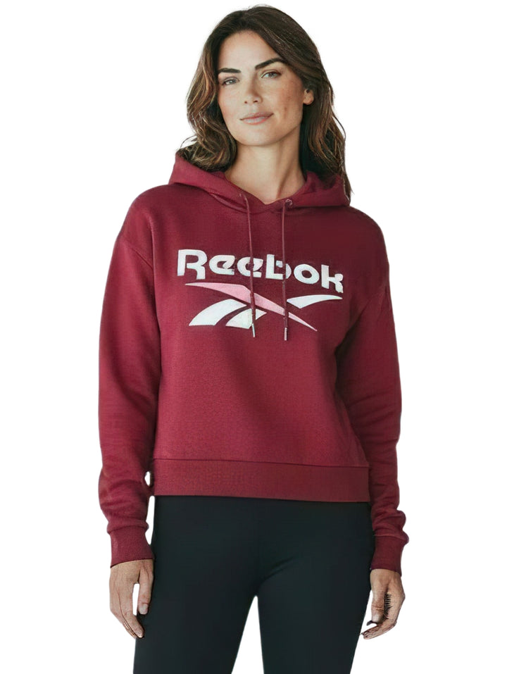 Sudadera Reebok Avery Oversized Cropped Fucsia para Mujer