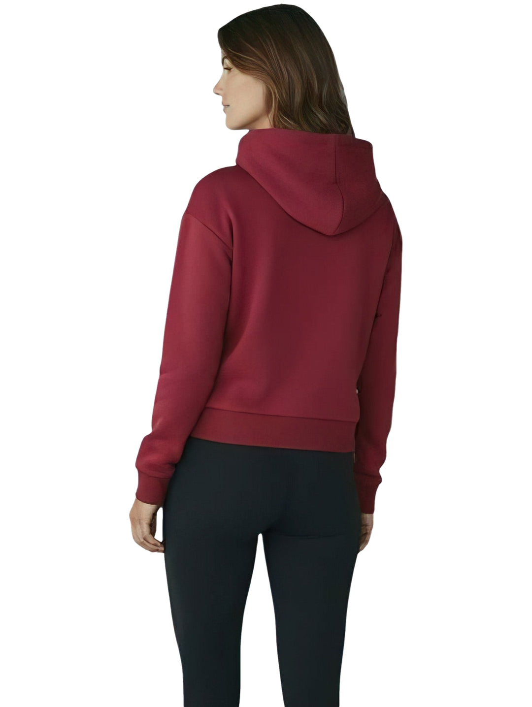 Sudadera Reebok Avery Oversized Cropped Fucsia para Mujer