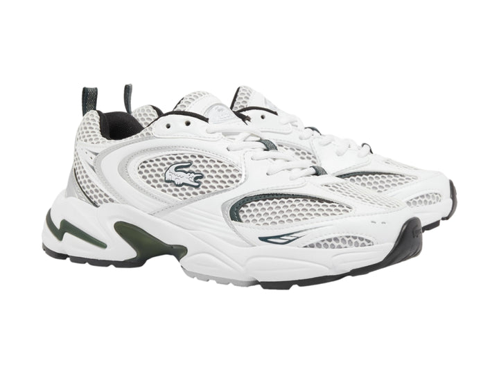 Tenis Lacoste Storm 96 2K Blanco y Verde para Mujer