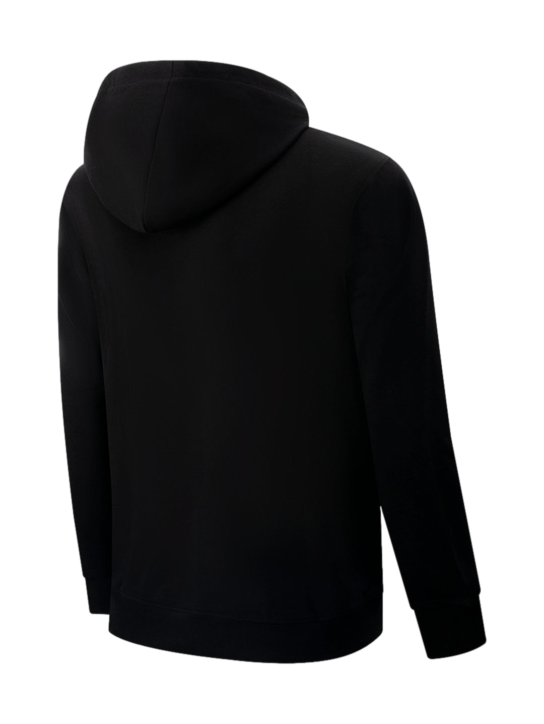 Sudadera negra con capucha y logotipo de la NBA en el centro.
