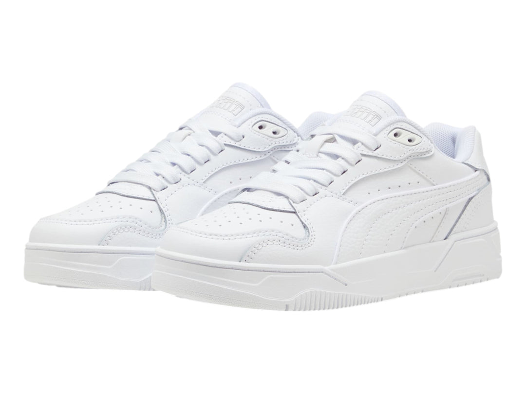 Tenis PUMA RBD Break Low Blanco y Gris para Niño
