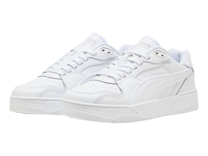 Tenis PUMA RBD Break Low Blanco y Gris para Niño