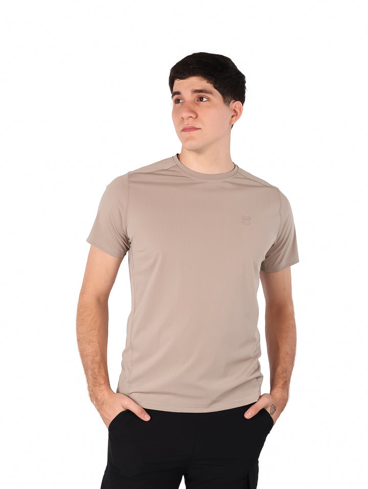 Playera UNGA Manga Corta Café para Hombre