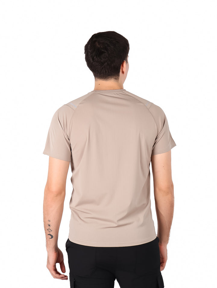Playera UNGA Manga Corta Café para Hombre