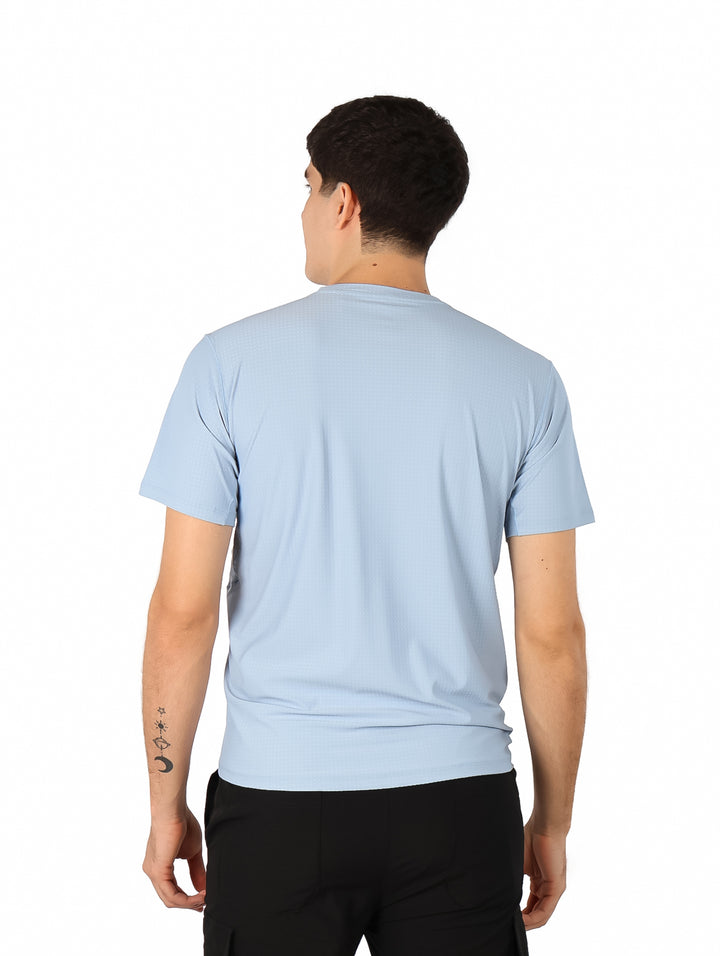 Playera UNGA Manga Corta Azul Claro para Hombre