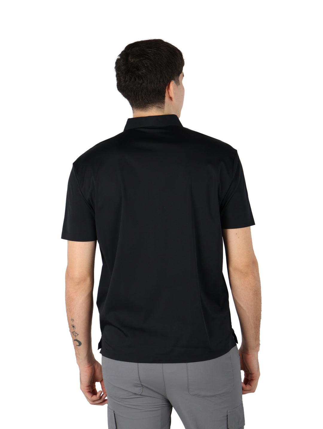 Playera Polo ATOK Negro para Hombre