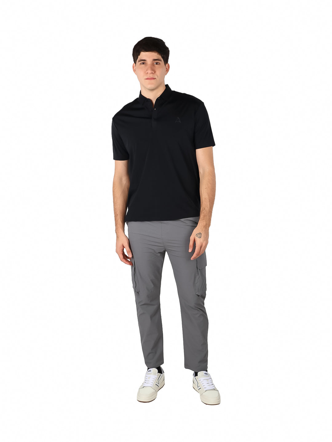 Playera Polo ATOK Negro para Hombre