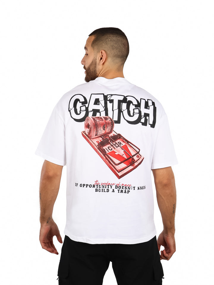 Playera Fimons Oversize Blanco para Hombre