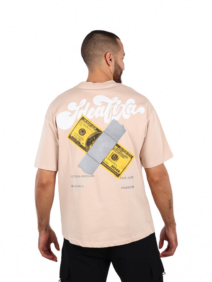 Playera FIMONS Oversize Beige para Hombre
