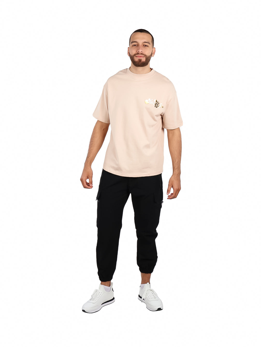 Playera FIMONS Oversize Beige para Hombre
