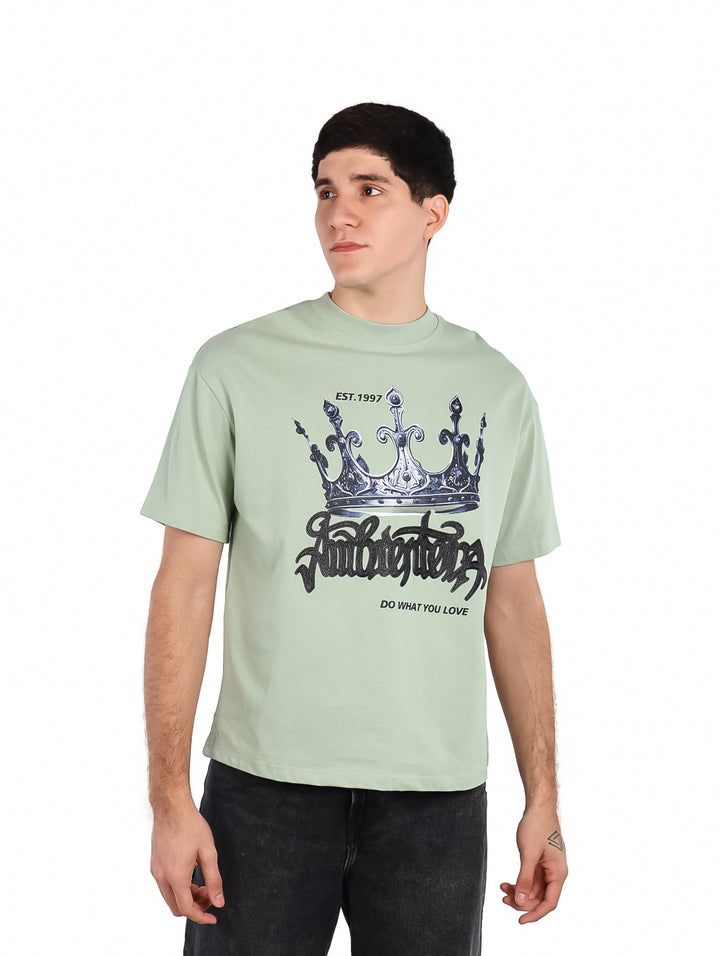 Playera Fimons Oversize Verde para Hombre