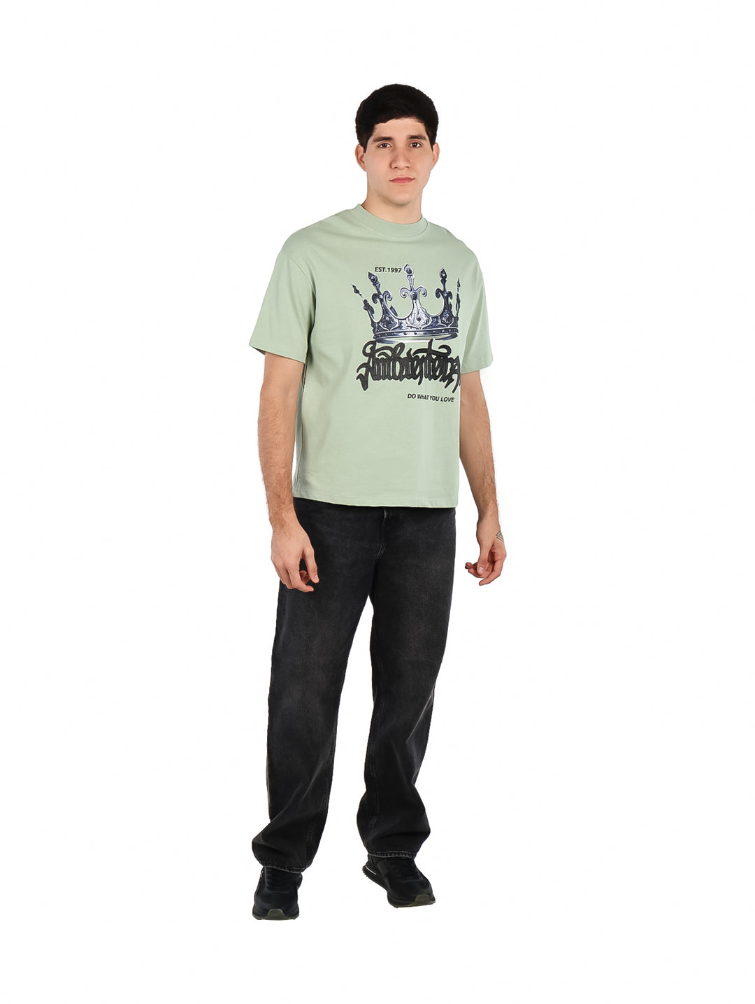 Playera Fimons Oversize Verde para Hombre