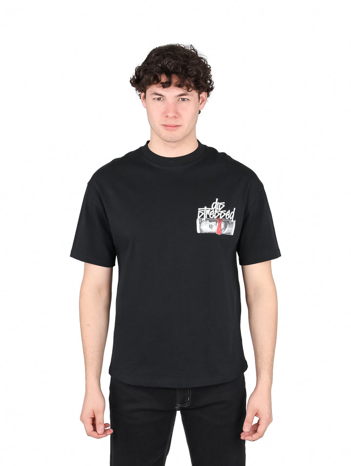 Playera FIMONS Oversize Negro para Hombre