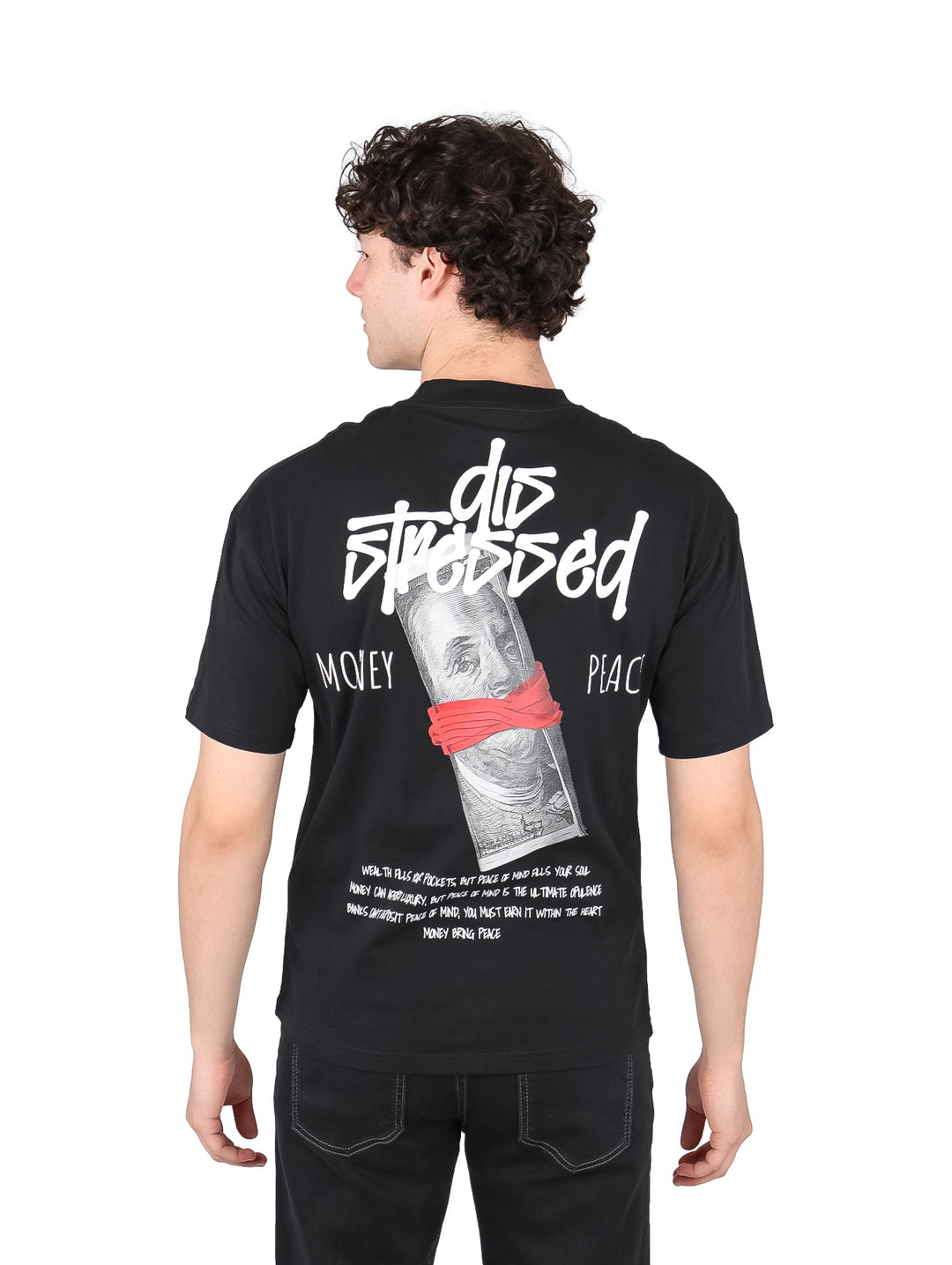 Playera FIMONS Oversize Negro para Hombre