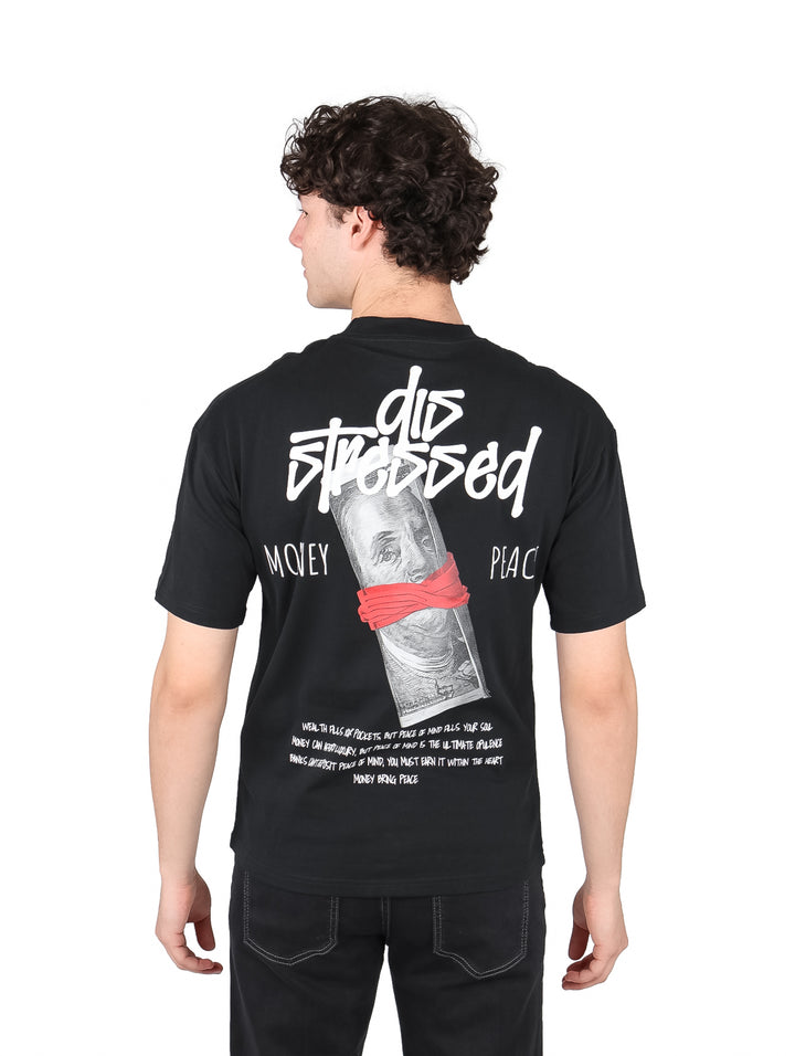 Playera FIMONS Oversize Negro para Hombre