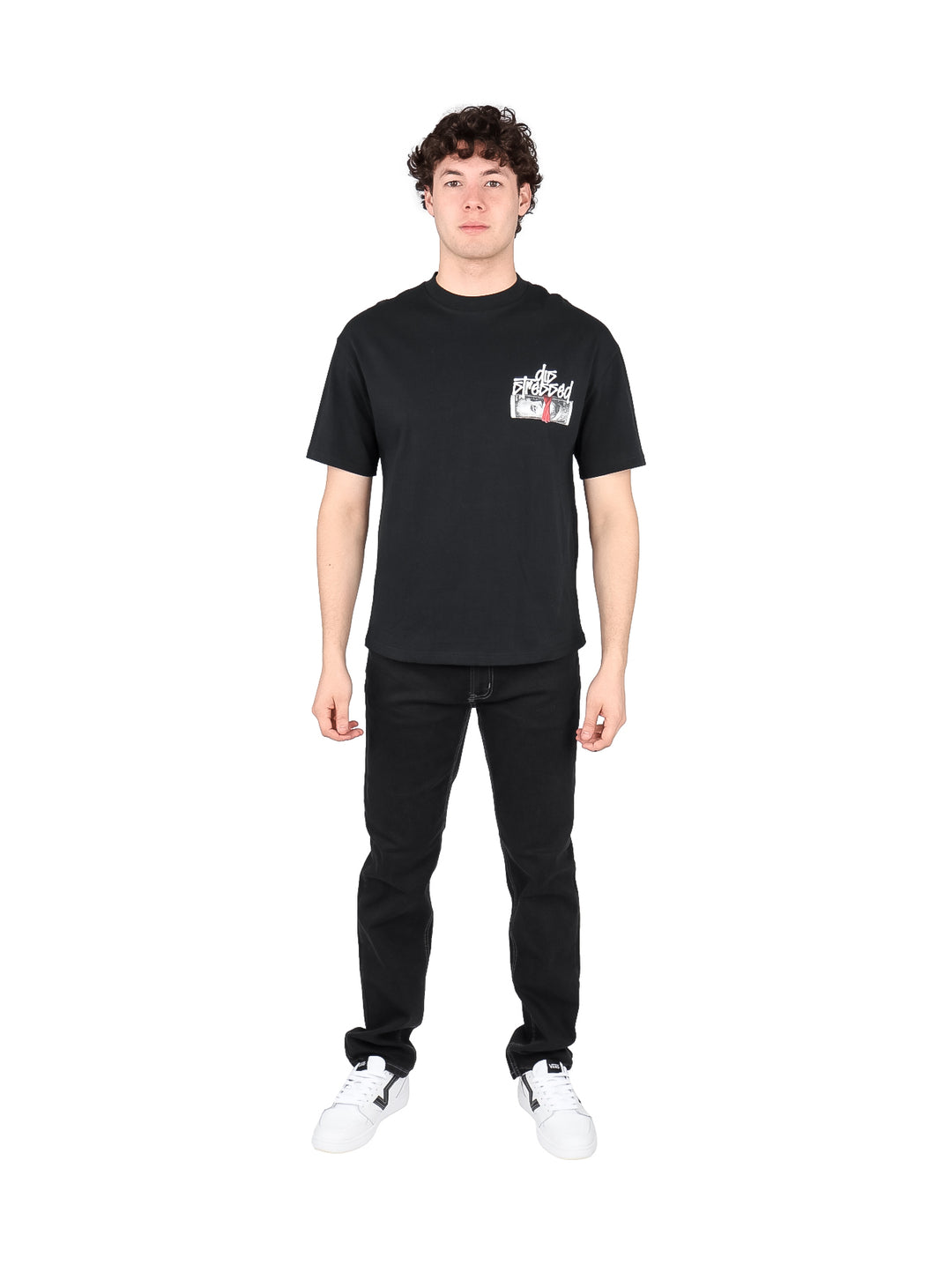 Playera FIMONS Oversize Negro para Hombre