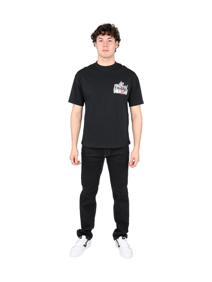 Playera FIMONS Oversize Negro para Hombre
