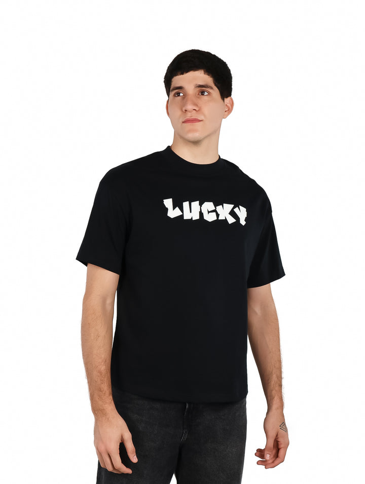 Playera Fimons Oversize Negro para Hombre