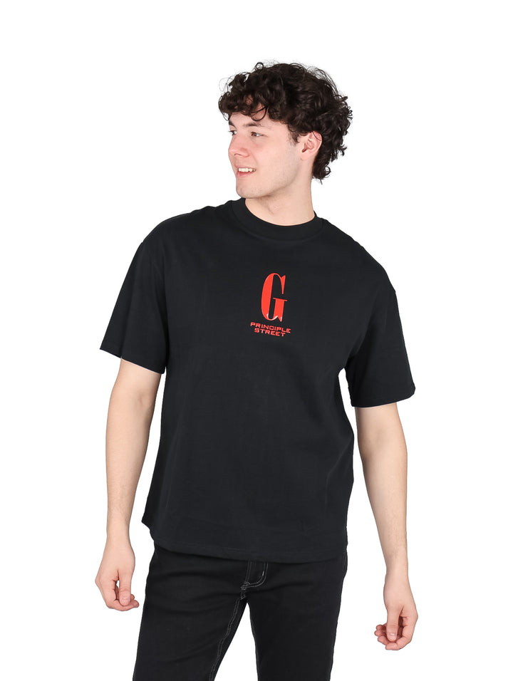 Playera FIMONS Oversize Negro para Hombre