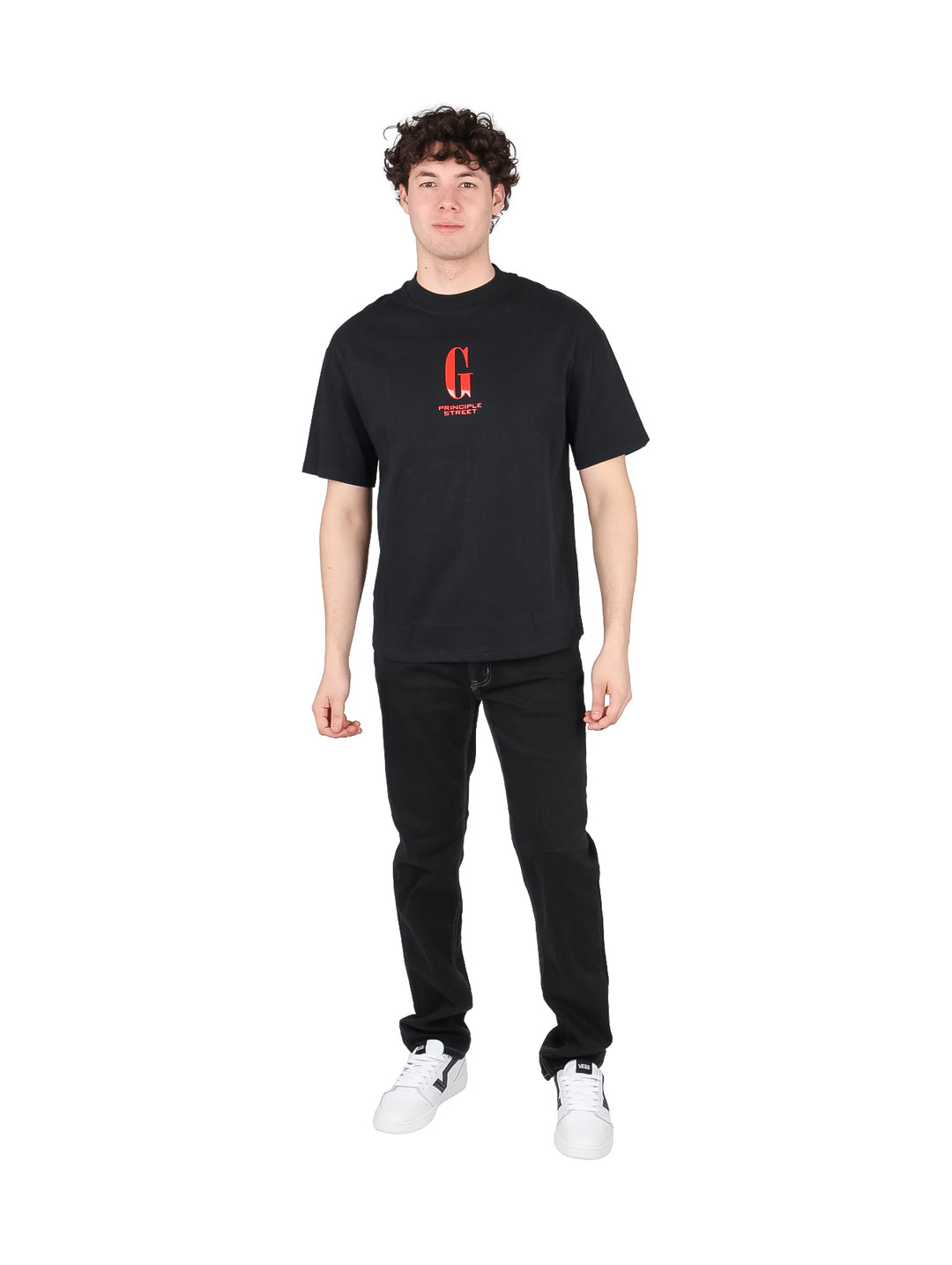 Playera FIMONS Oversize Negro para Hombre