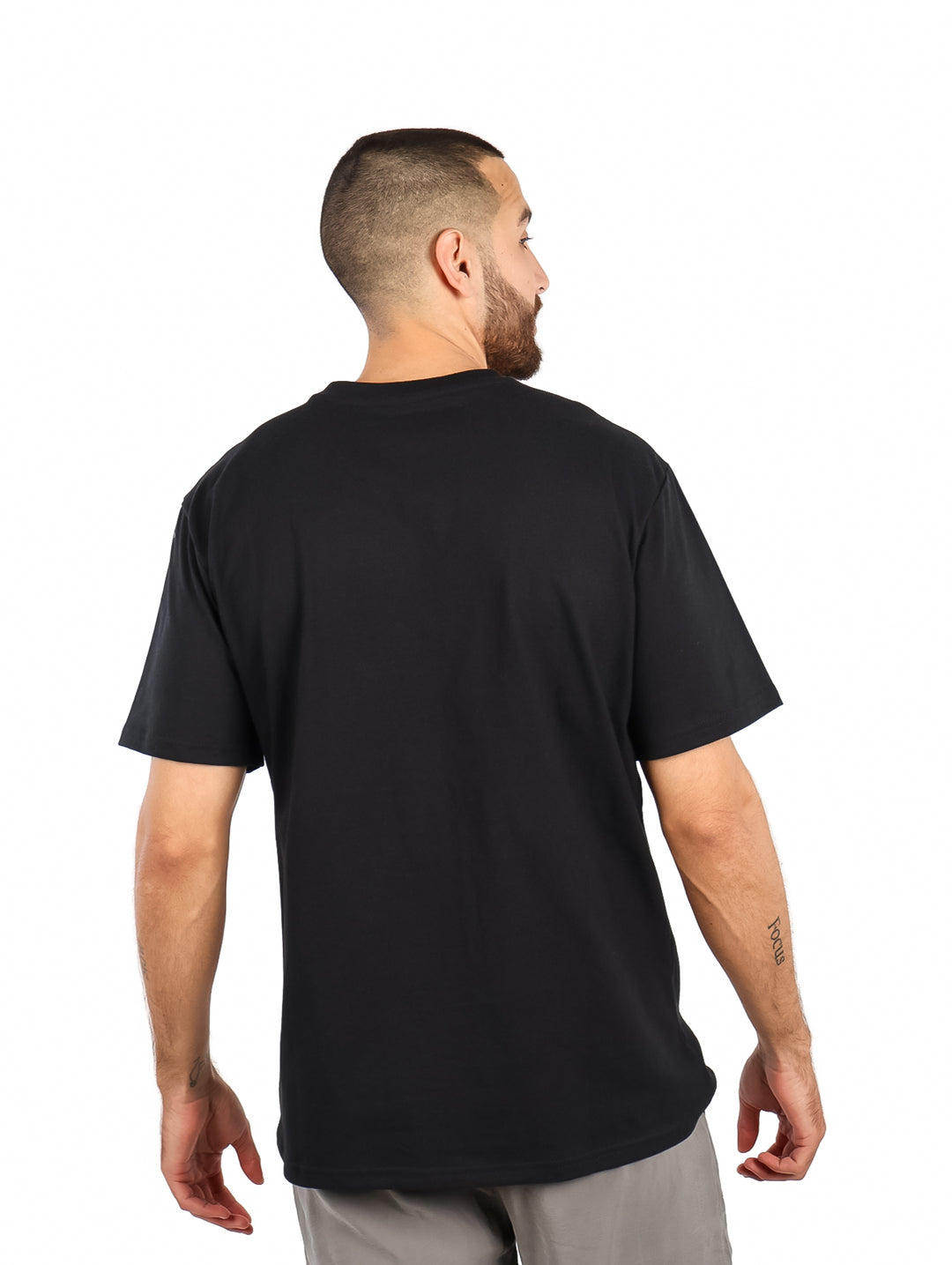 Playera K-Swiss Manga Corta Negro para Hombre