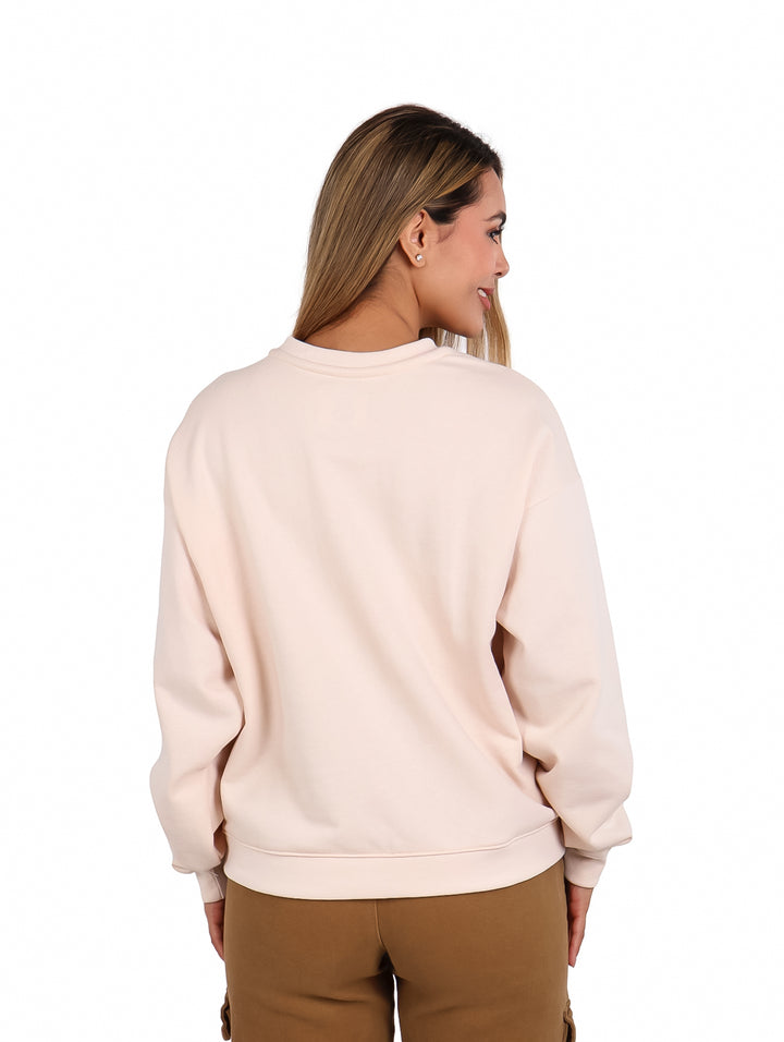 Sudadera K-Swiss Shiara Beige para Mujer