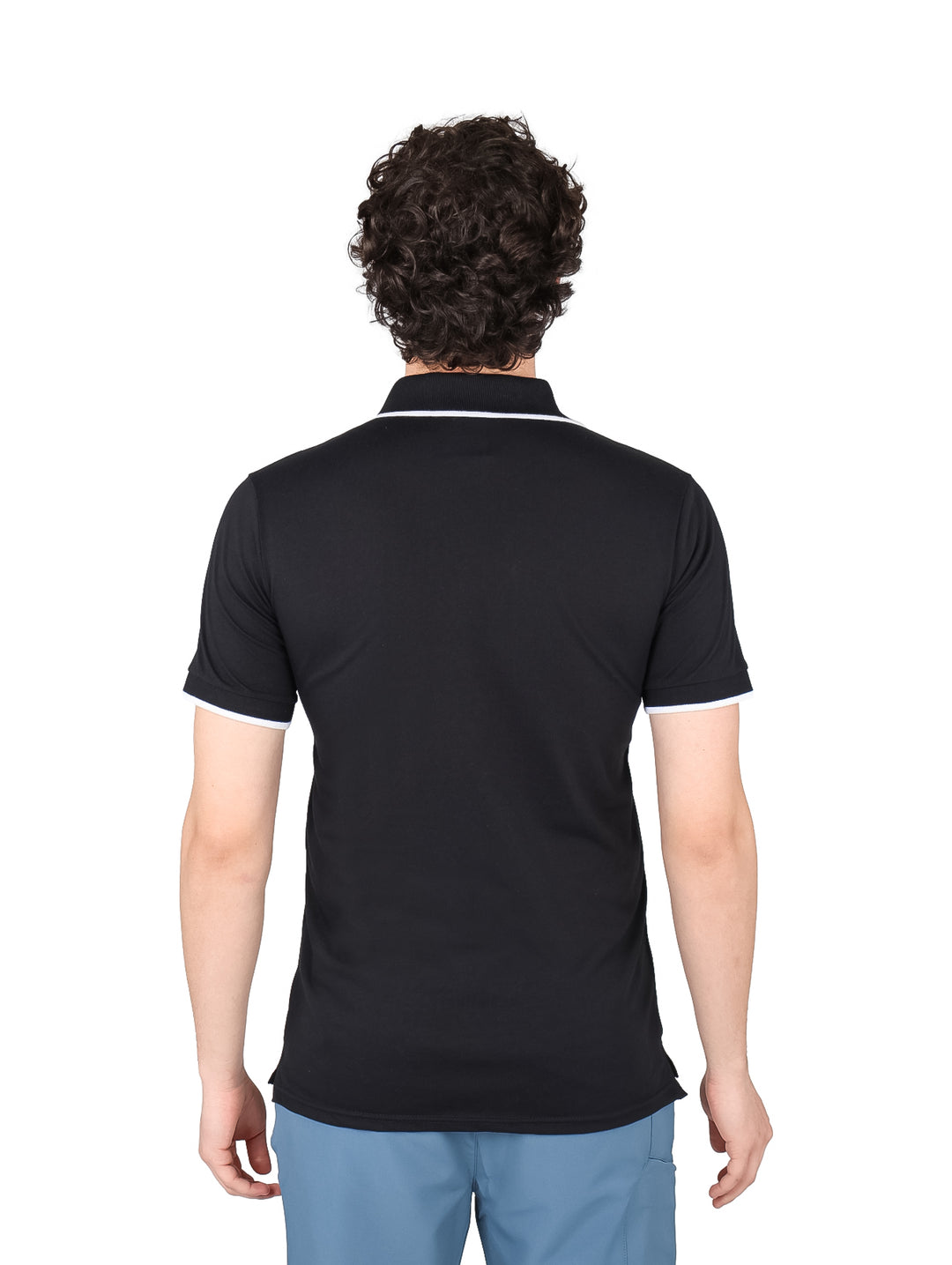 Playera Polo K-Swiss Negro para Hombre