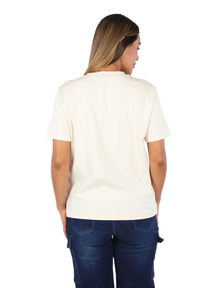 Playera Calvin Klein Beige para Mujer