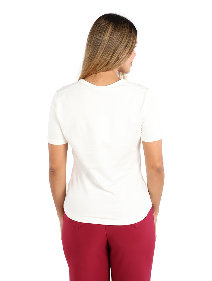 Playera Tommy Hilfiger Blanco para Mujer