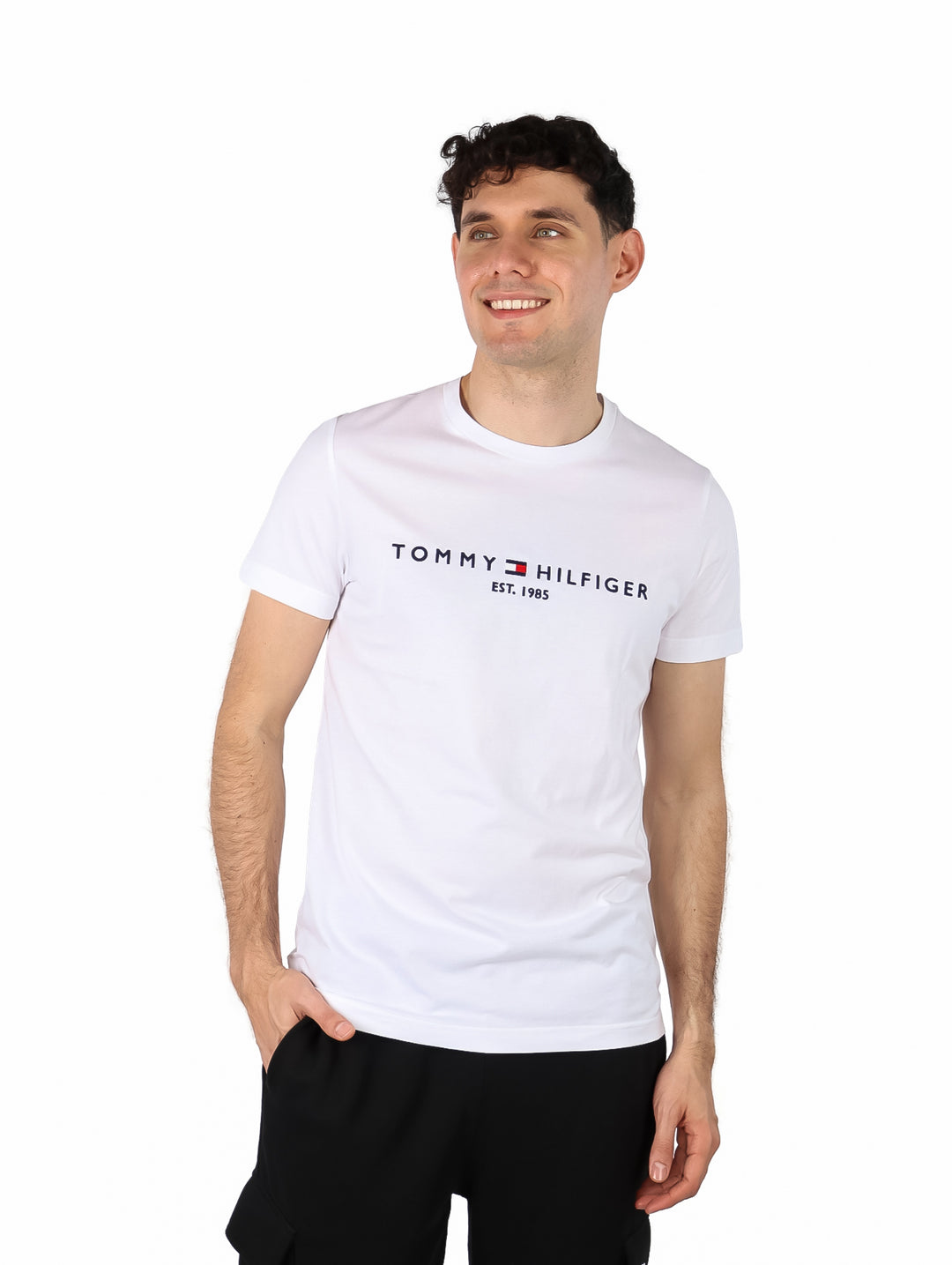 Playera Tommy Hilfiger Blanca para Hombre