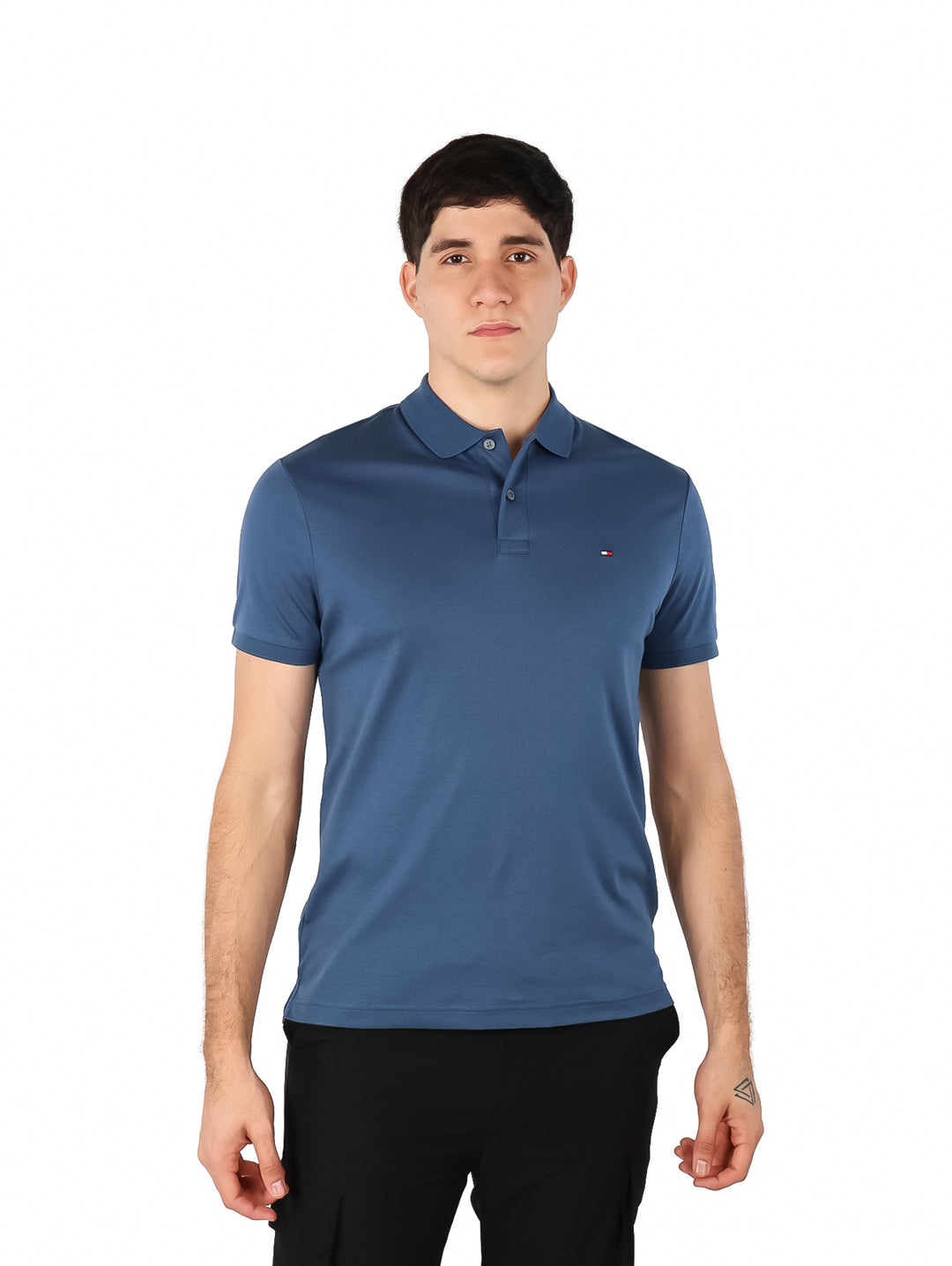 Playera Polo Tommy Hilfiger Azul Aegean Sea para Hombre