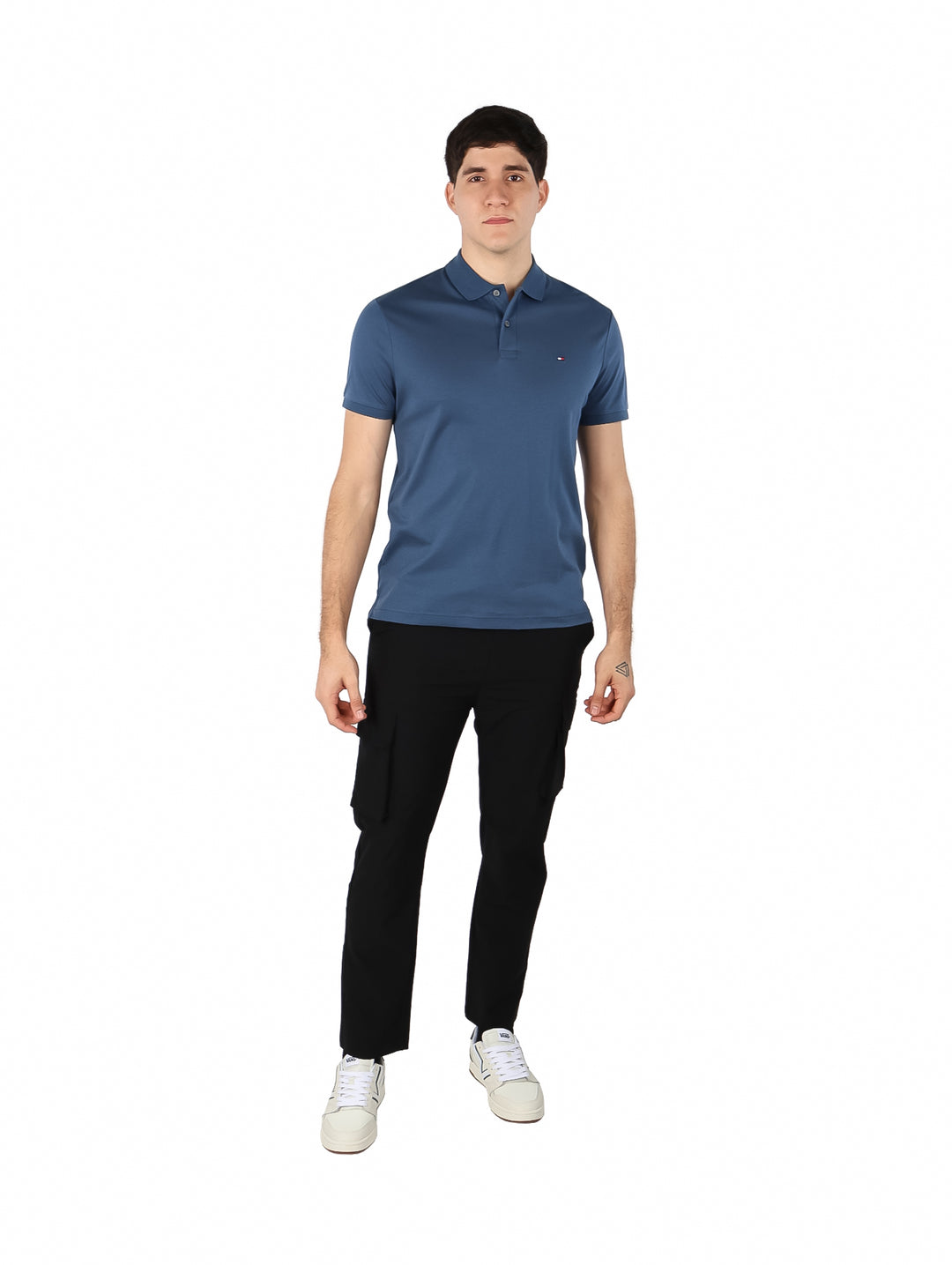 Playera Polo Tommy Hilfiger Azul Aegean Sea para Hombre