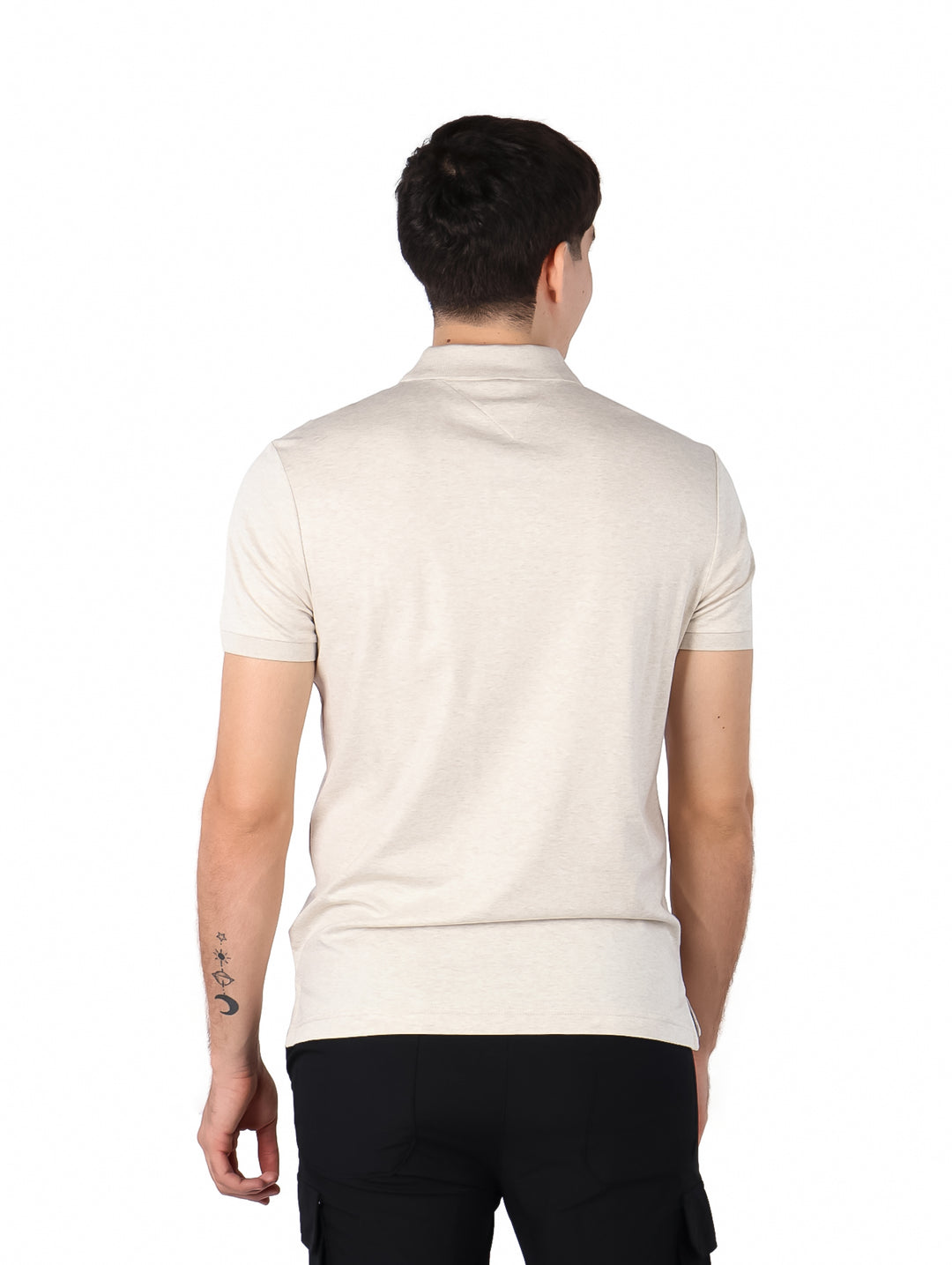 Playera Polo Tommy Hilfiger Color Beige para Hombre