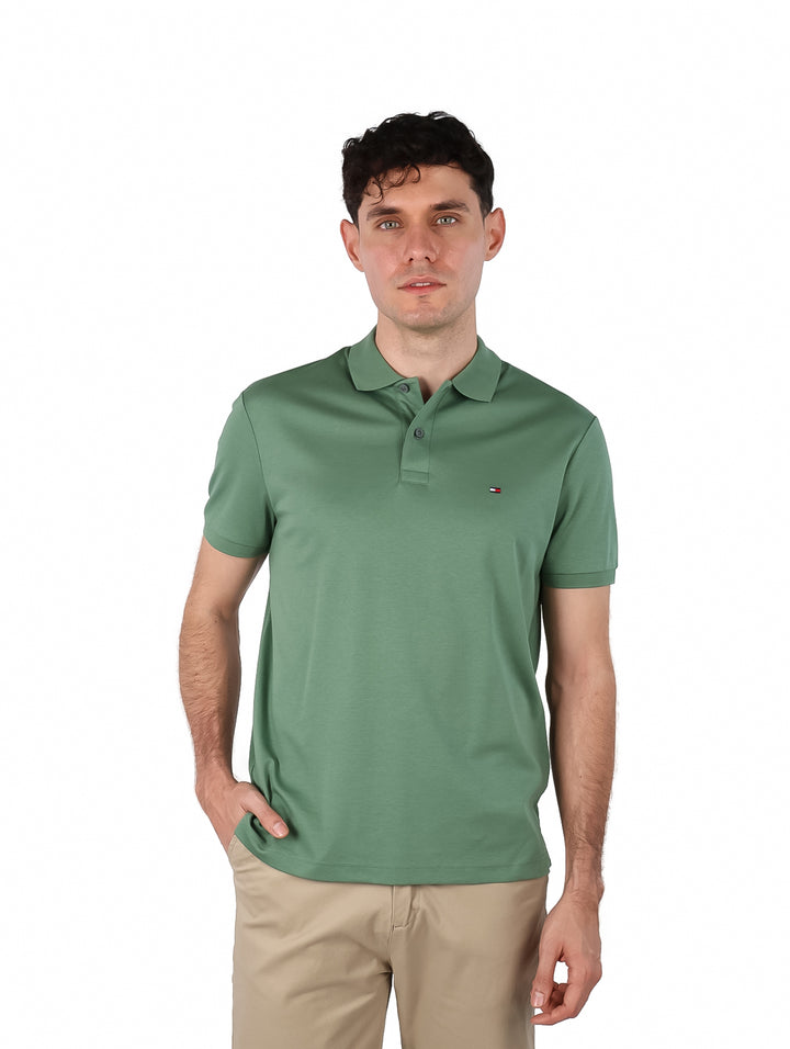 Playera Polo Tommy Hilfiger Verde Dusty Meadow para Hombre