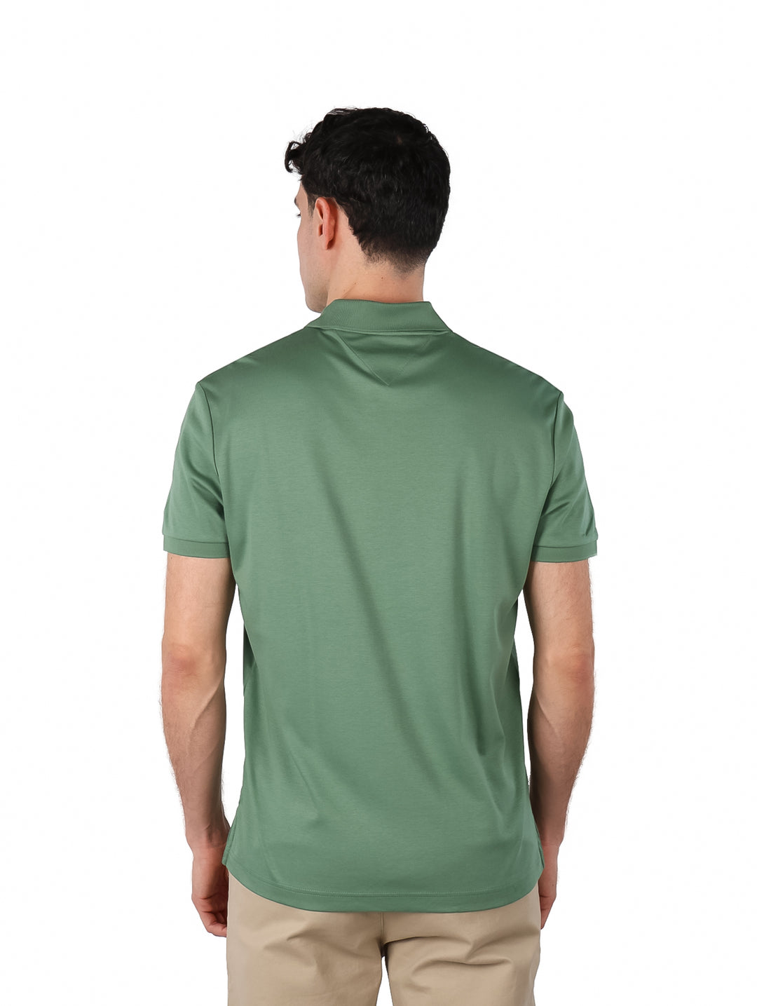 Playera Polo Tommy Hilfiger Verde Dusty Meadow para Hombre