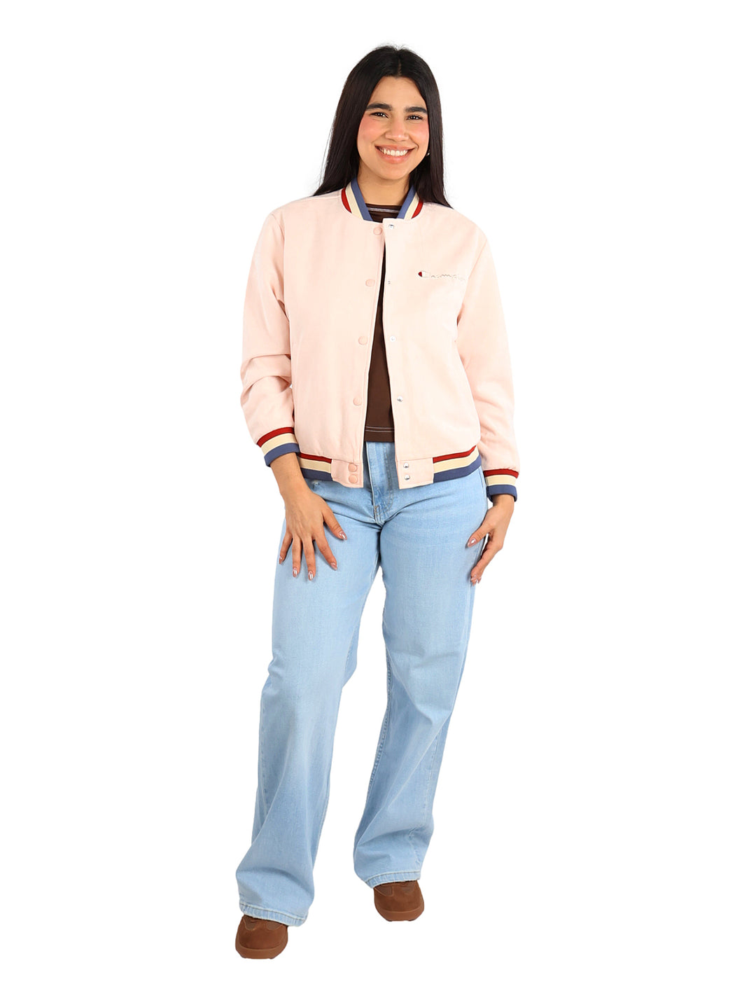 Chamarra Champion Rosa para Mujer