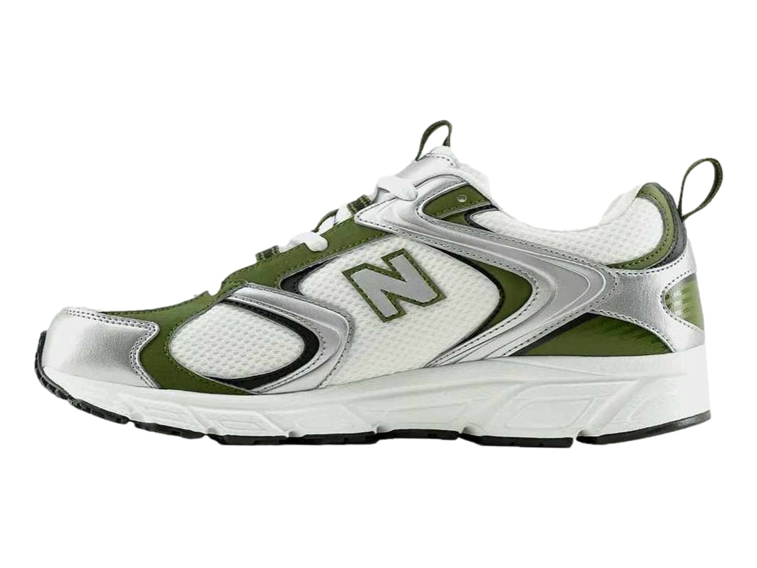 Tenis New Balance 408 Blanco y Verde para Mujer