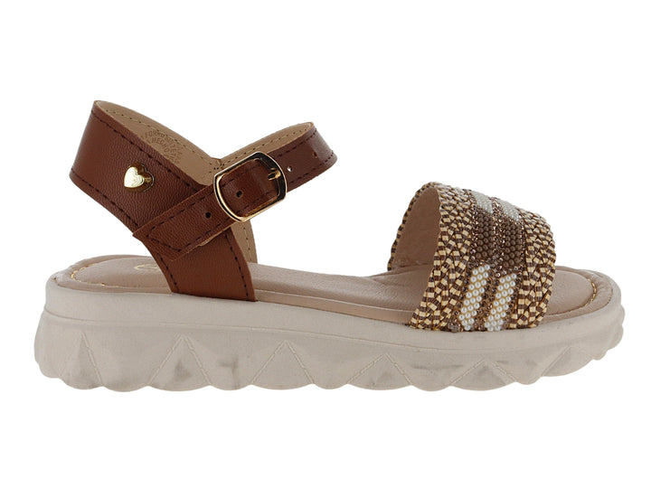Sandalias ROZE Color Tan para Niña