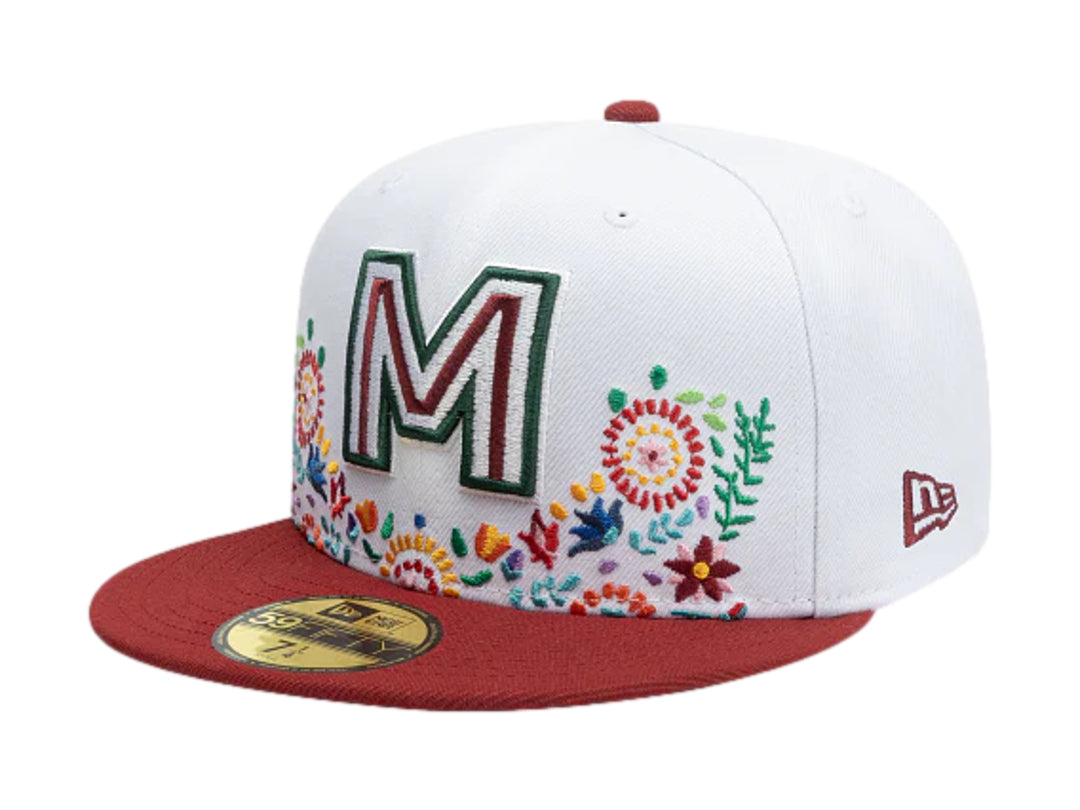 Gorra New Era Diablos Rojos del México Blanca para Hombre