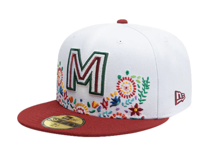 Gorra New Era Diablos Rojos del México Blanca para Hombre