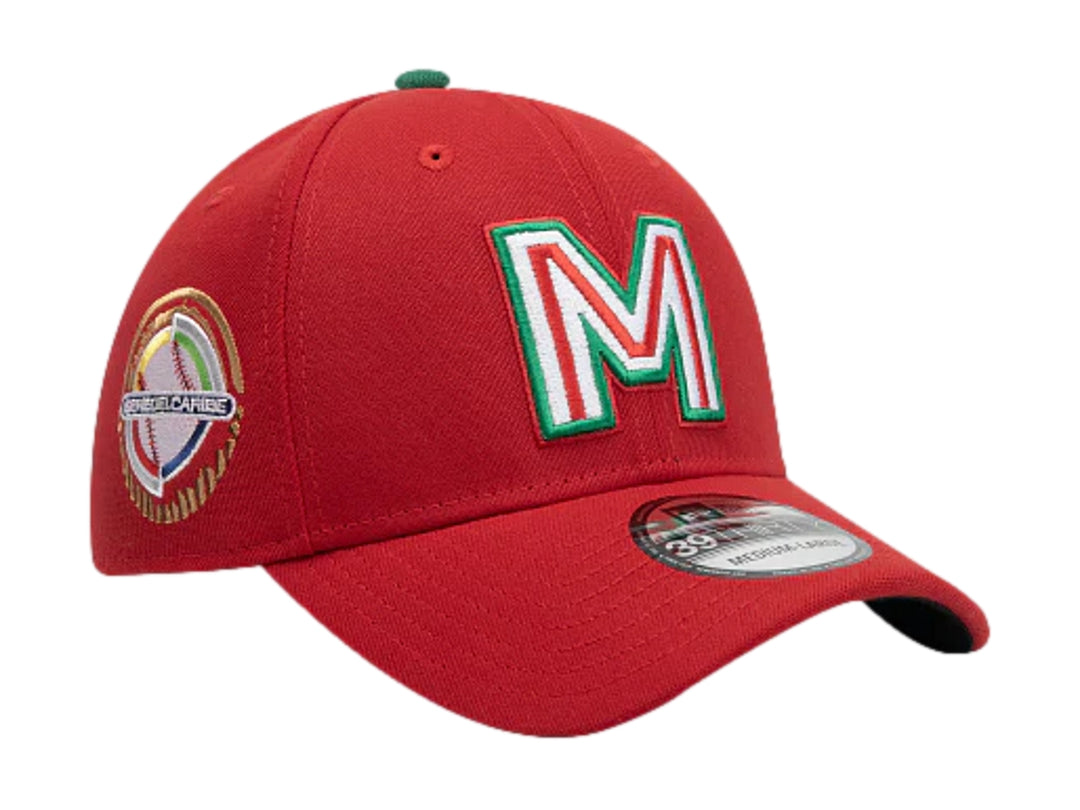 Gorra New Era 3930 México Roja para Hombre