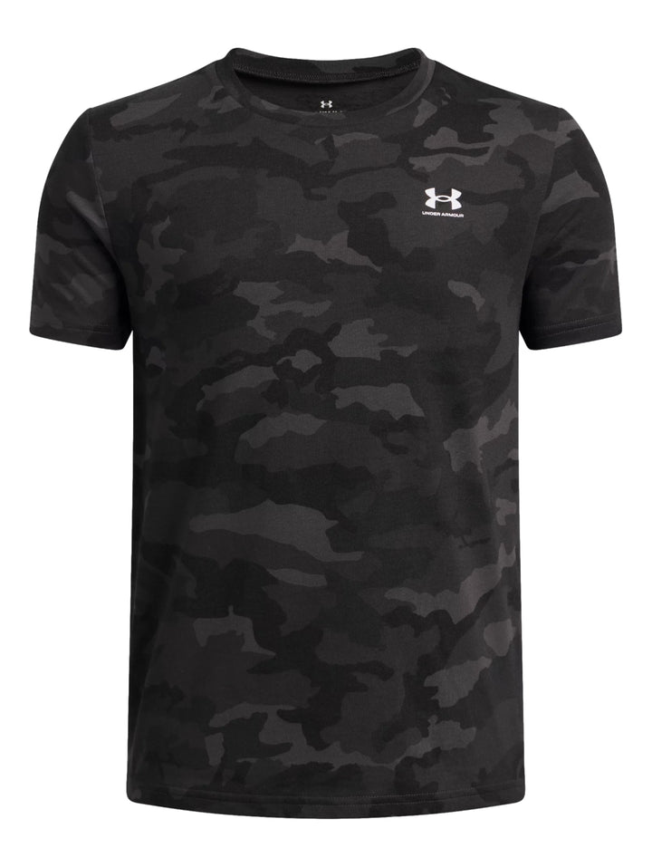 Playera Under Armour Camuflaje Negro para Niño