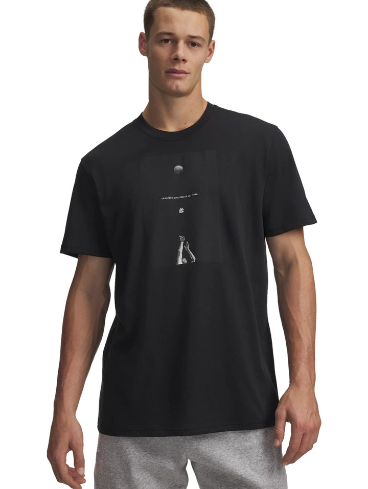 Playera Under Armour Curry Greatest Shooter Negro para Hombre