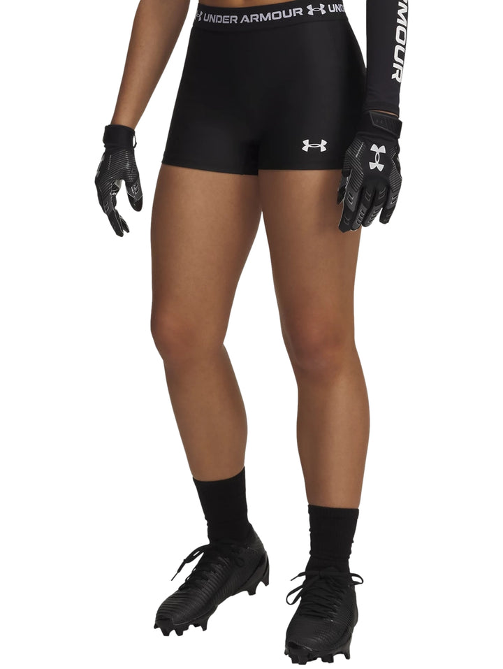 Short Under Armour HeatGear Negro para Mujer