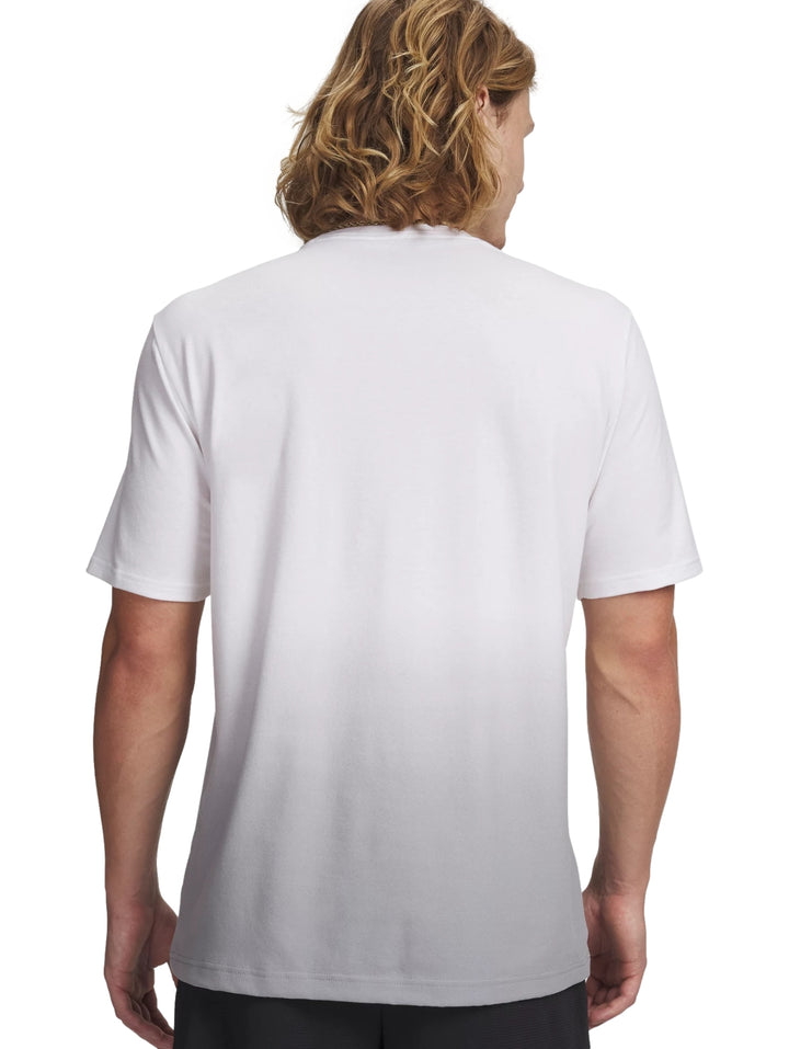 Playera Under Armour Hoops Triple Logo Blanco para Hombre