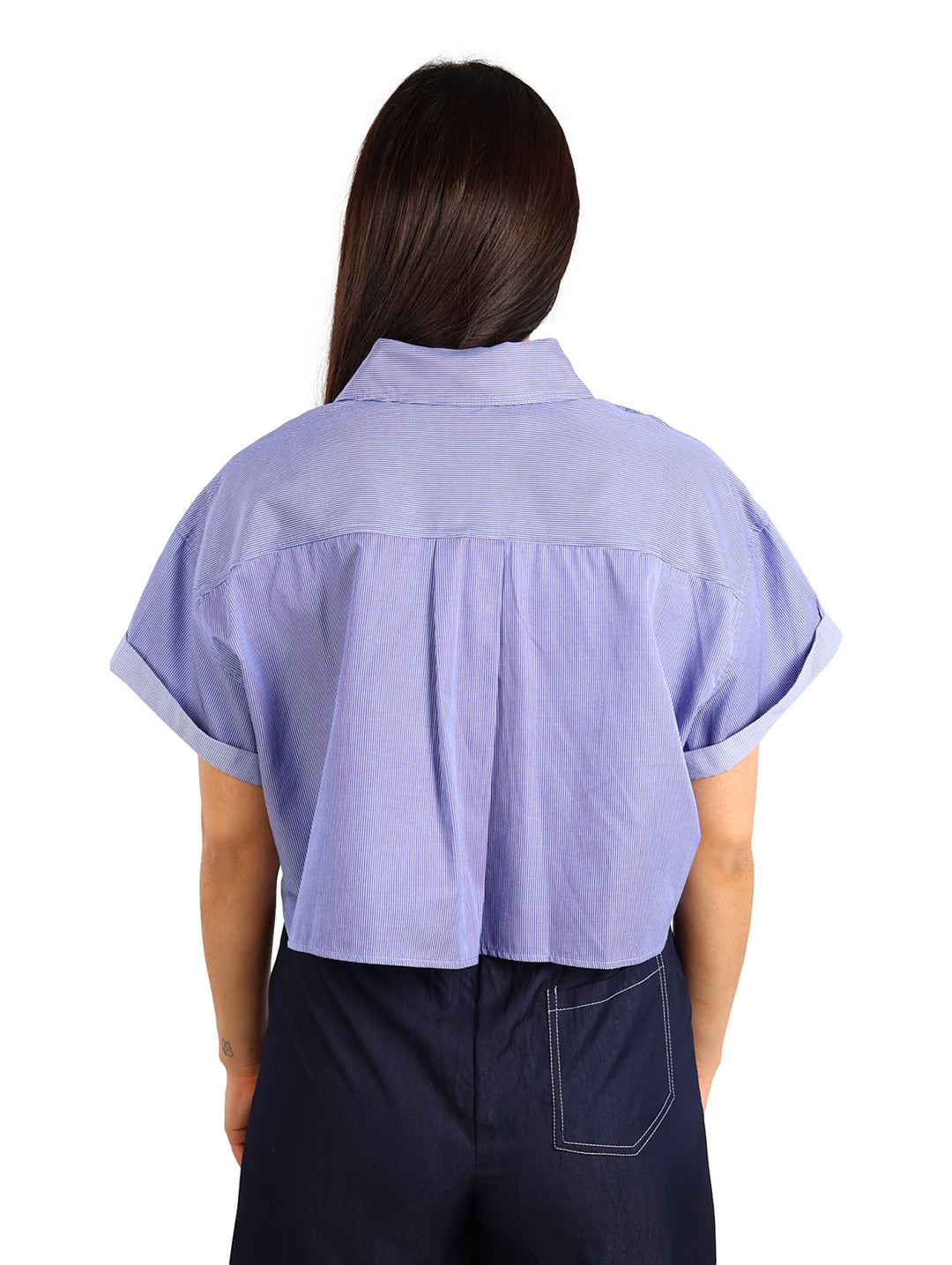 Camisa ATOK Rayas Azul para Mujer