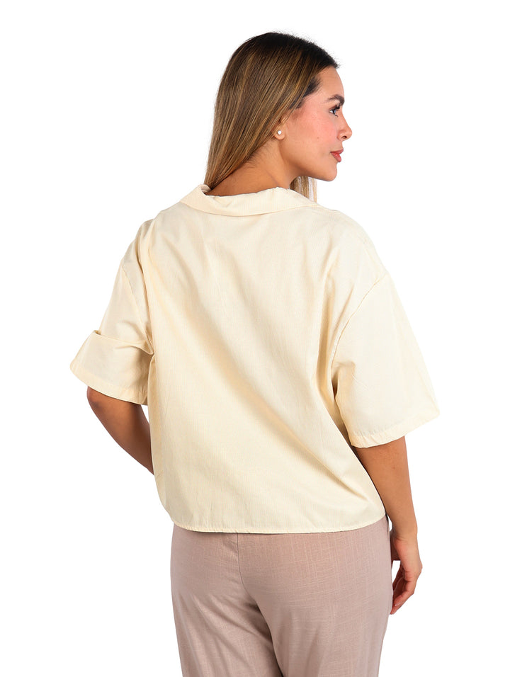 Camisa ATOK Color Apricot para Mujer