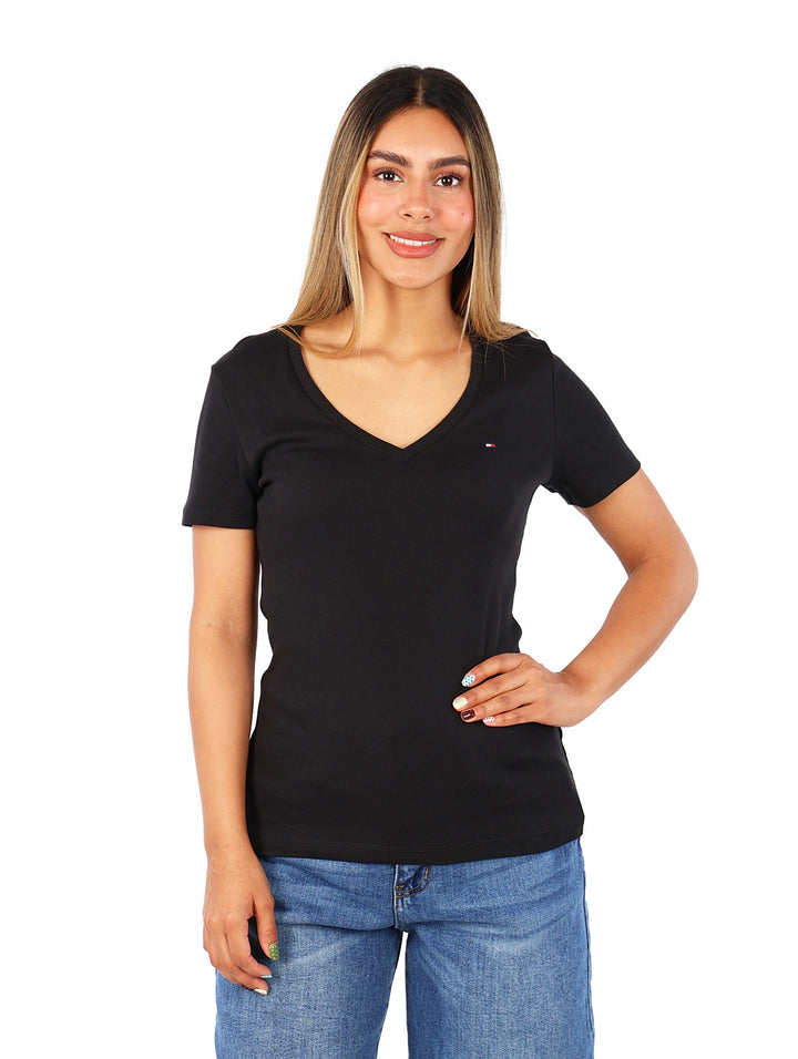 Playera Tommy Hilfiger Negro para Mujer